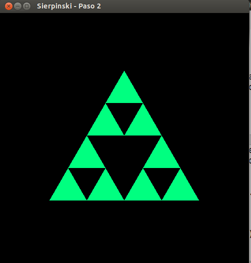 Sierpinski, paso 2