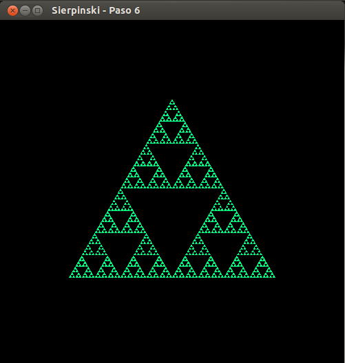 Sierpinski, paso 6